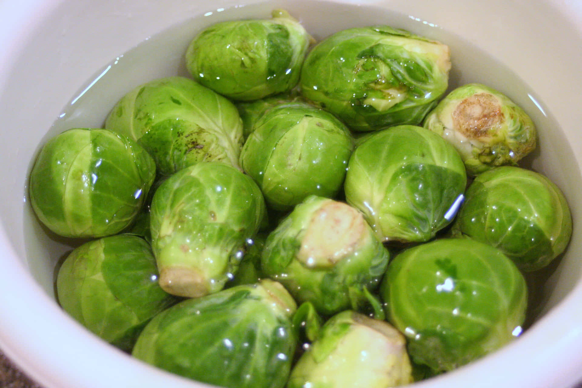 Brussel Sprouts In A Bowl
