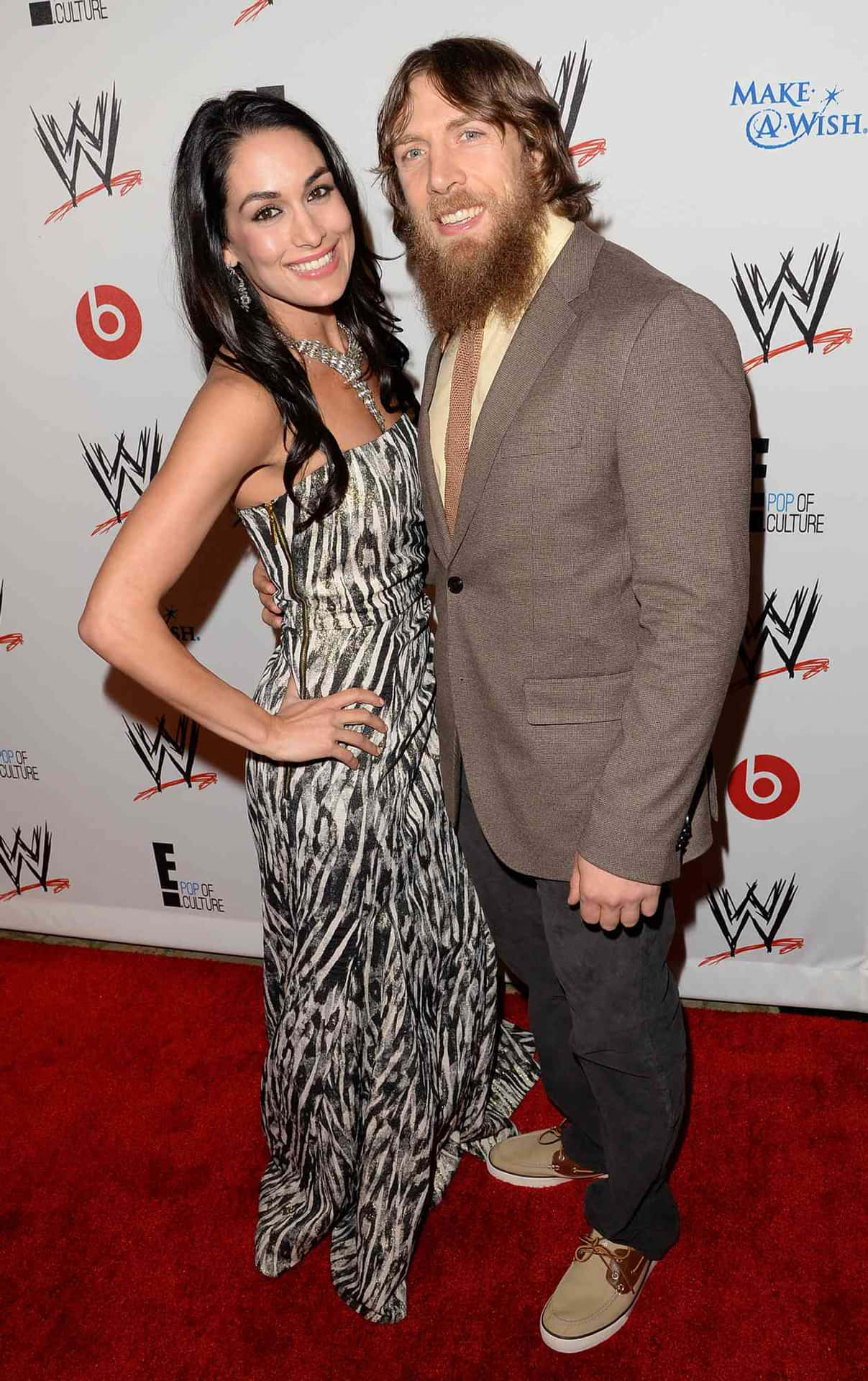 Bryan Danielson Brie Bella Couple Wallpaper