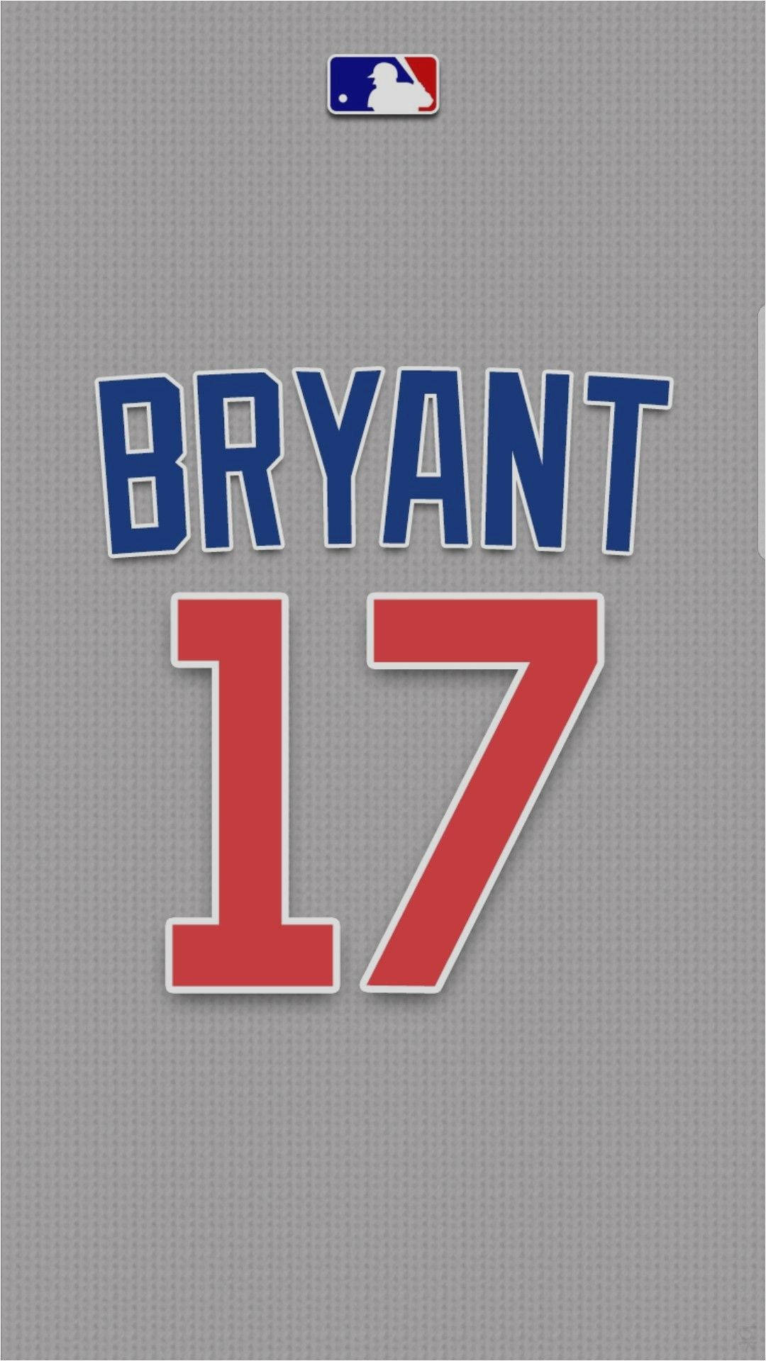 Bryant 17 Of Chicago Cubs Logo Wallpaper