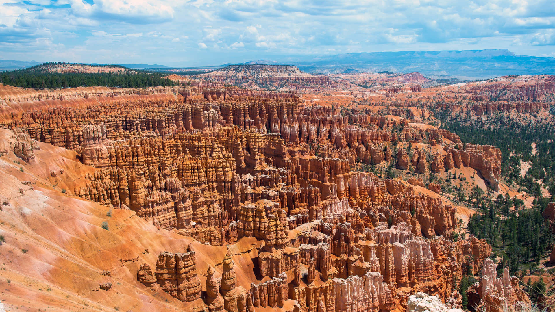Caption: Majestic View of Bryce Canyon National Park's Main Amphitheater Wallpaper