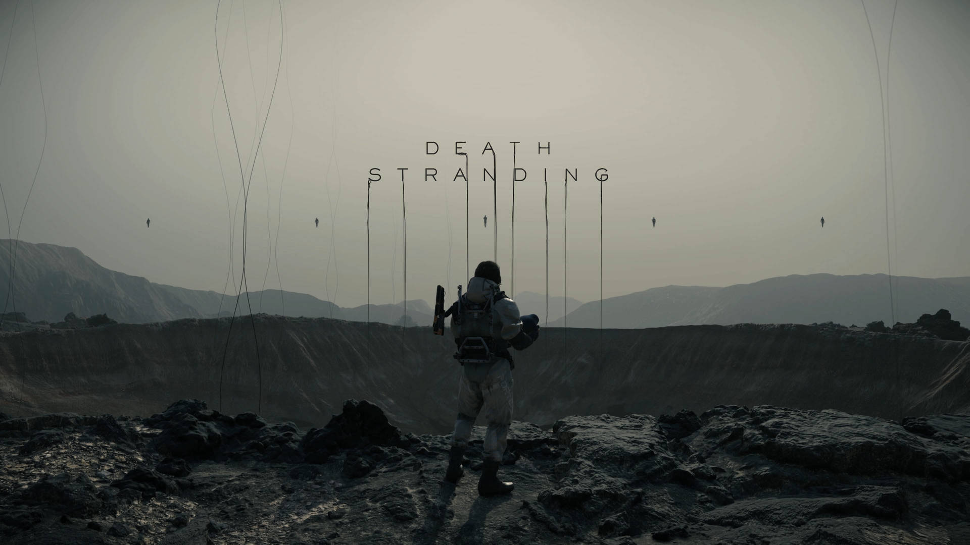 BT's On The Crater Death Stranding Wallpaper