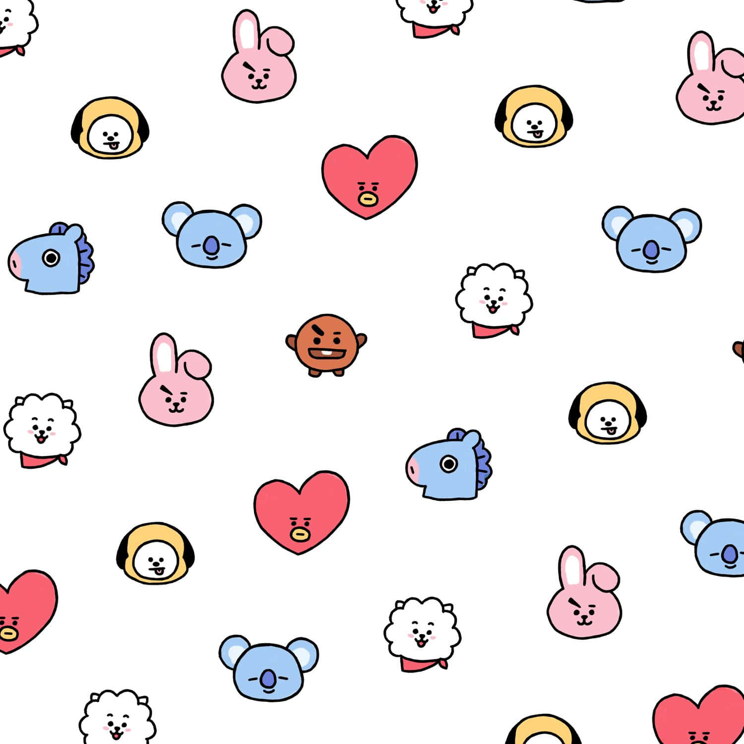 Download The adorable Bt21 characters are here to stay! | Wallpapers.com