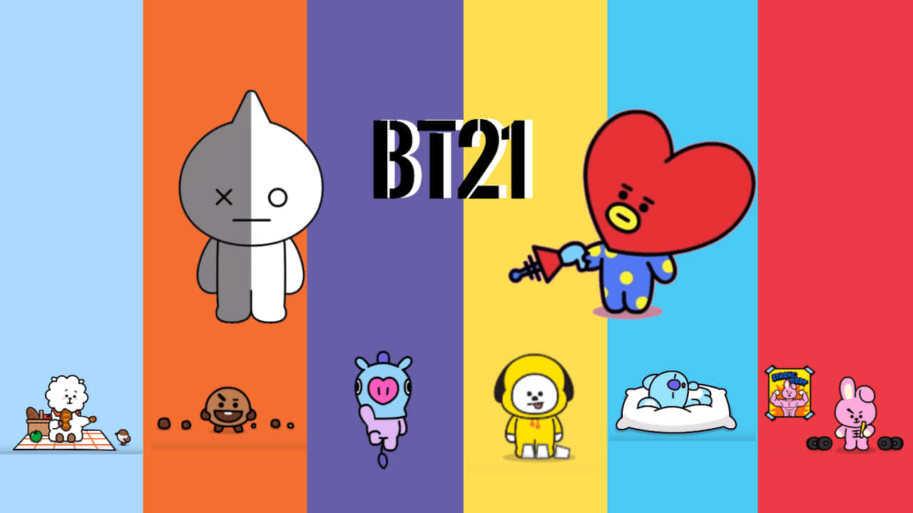 Get Ready to Rock Out With Bt21 4K! Wallpaper