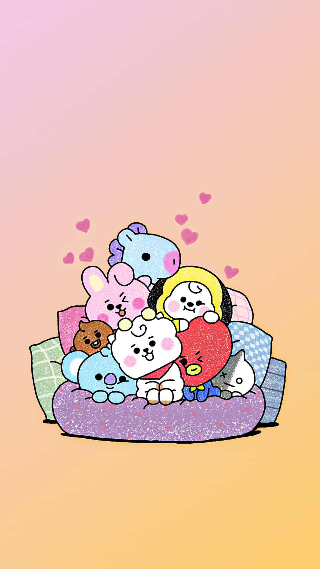 All your favorite BT21 characters in one adorable photo!