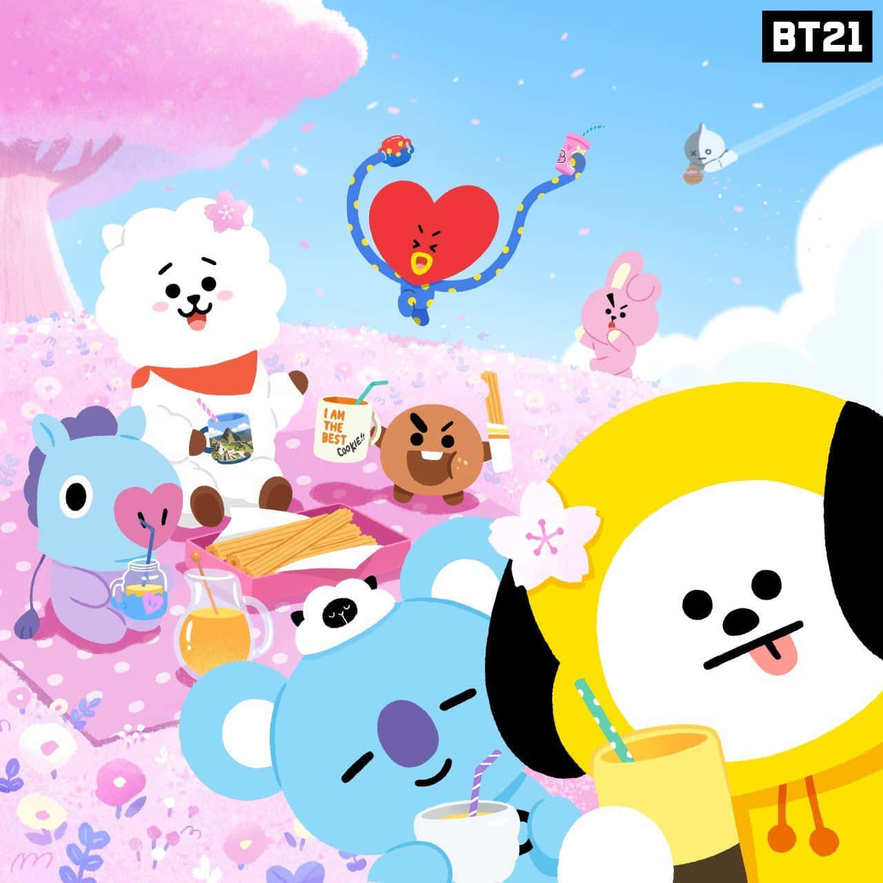 A funky family portrait of BT21