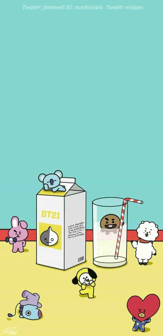Bts Aesthetic Bt21 Characters
