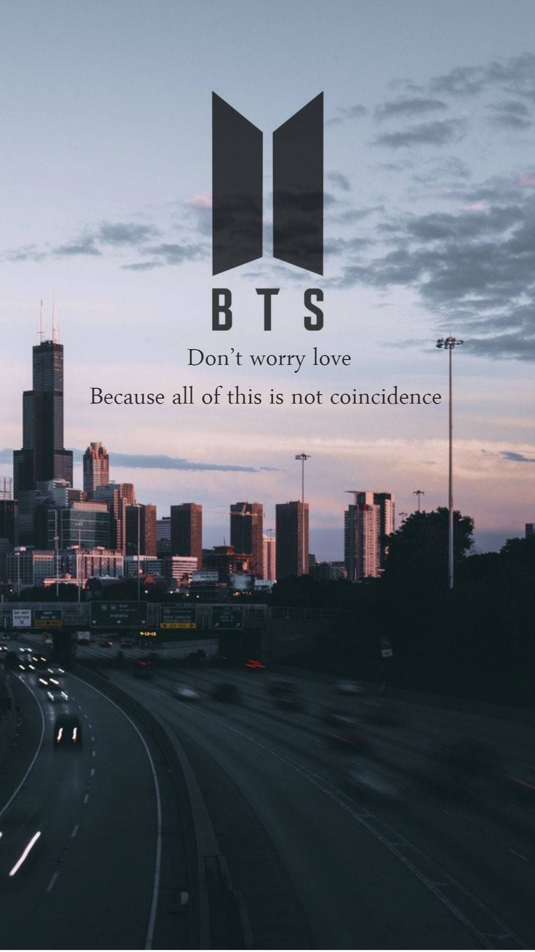 Bts Aesthetic Buildings And Sky Background