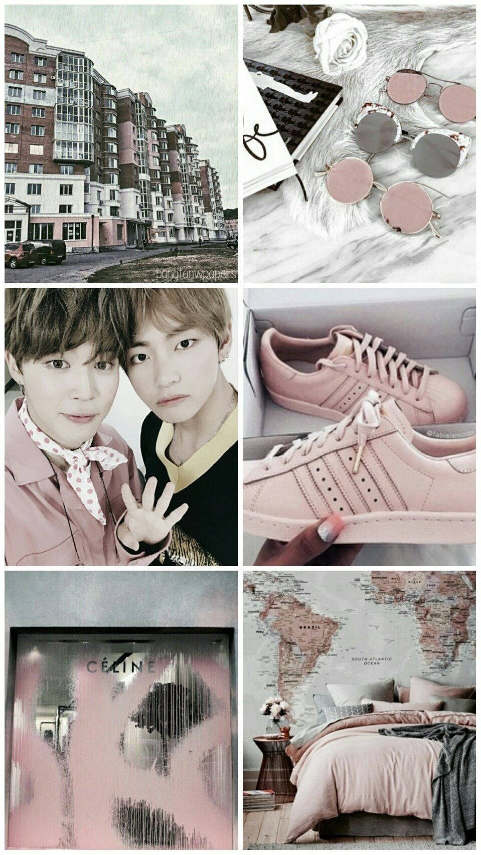 Bts Aesthetic Pink Jimin And V