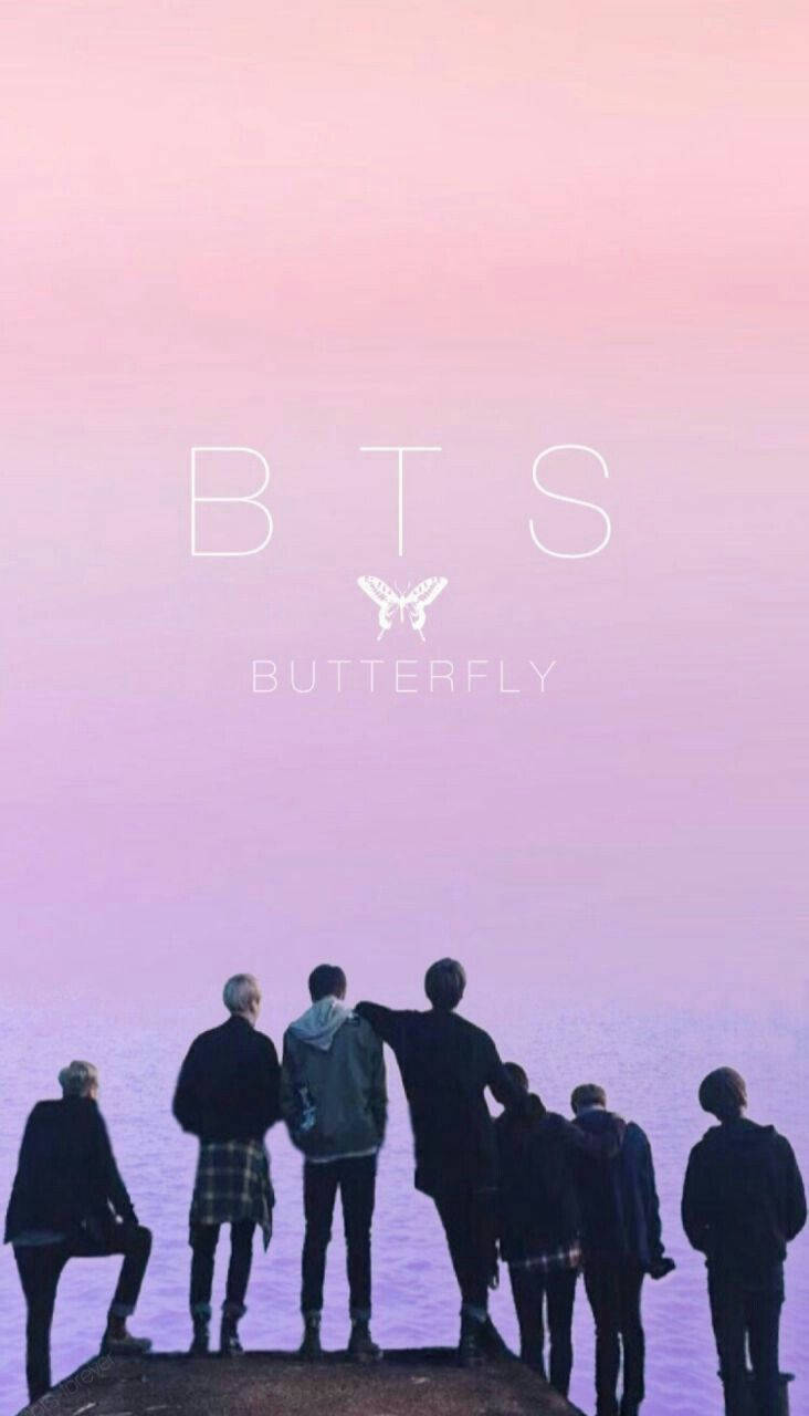 Bts Aesthetic Pink Sky Background