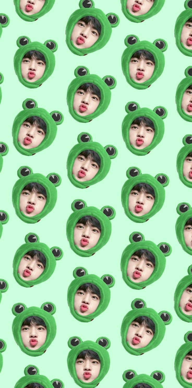 Bts Aesthetic Seokjin Frog Character Background