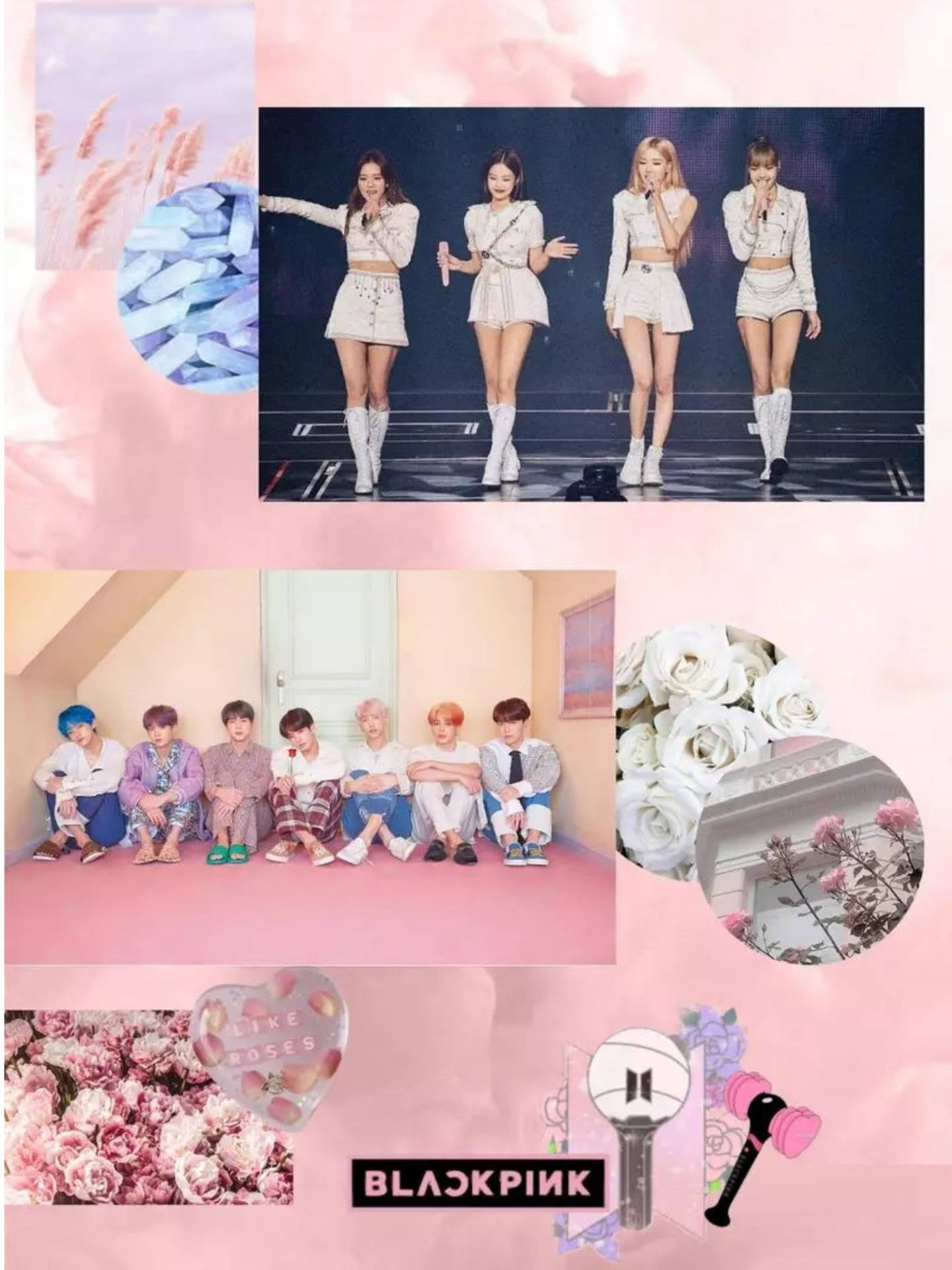 Bts And Blackpink Live And Music Video Wallpaper