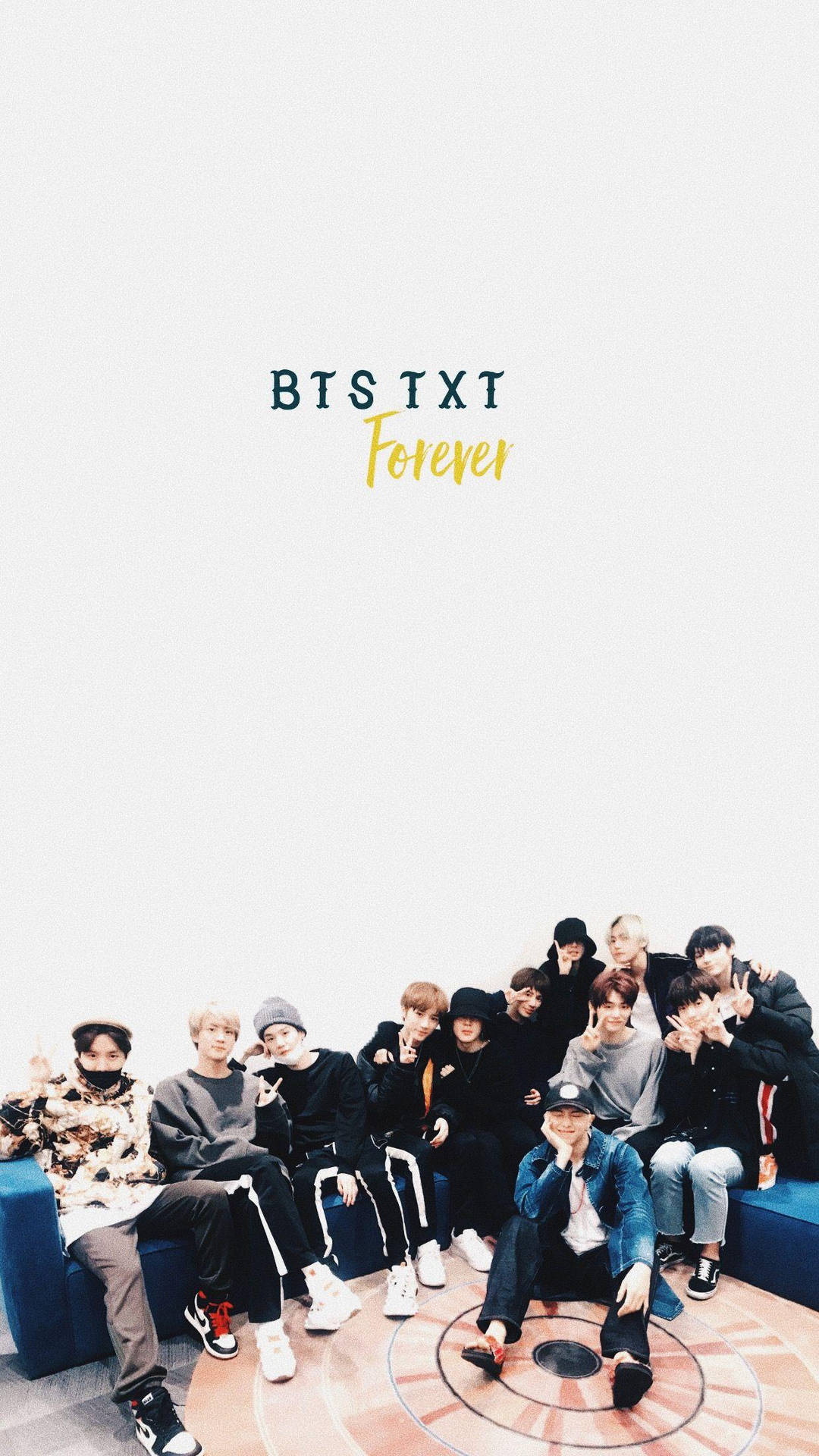 Bts And Txt Family Wallpaper