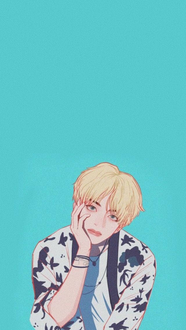 Download Bts Anime Aesthetic Taehyung Wallpaper 
