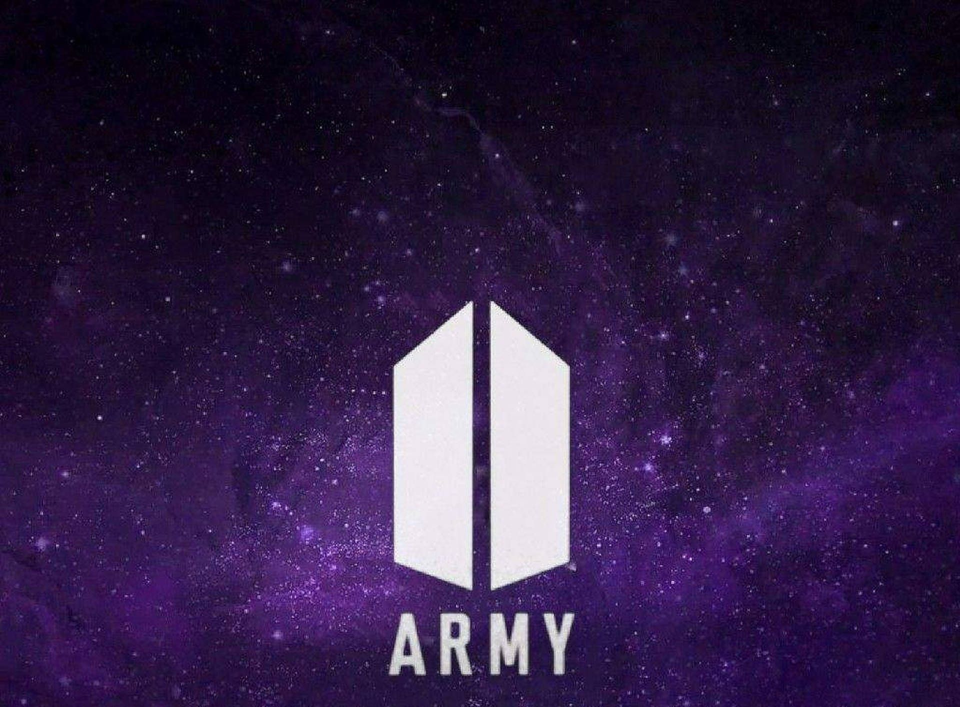 BTS Army Logo Purple Space Wallpaper