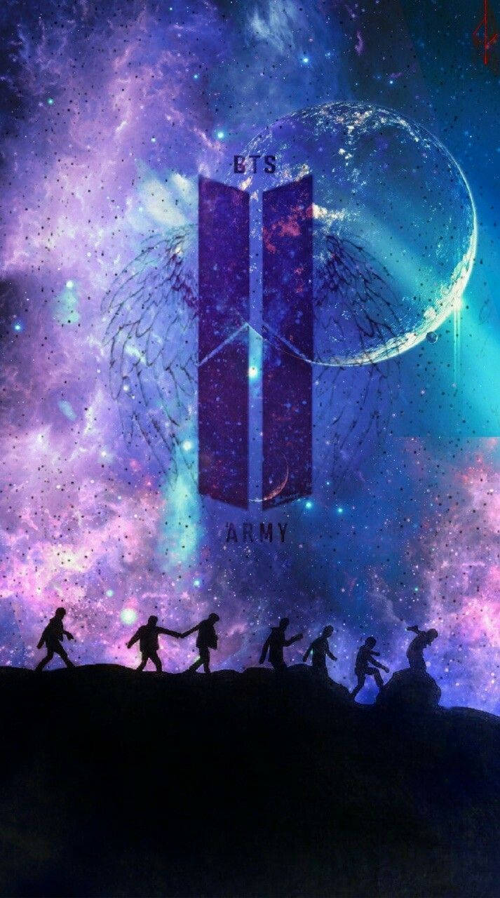 BTS Army Silhouettes Wallpaper