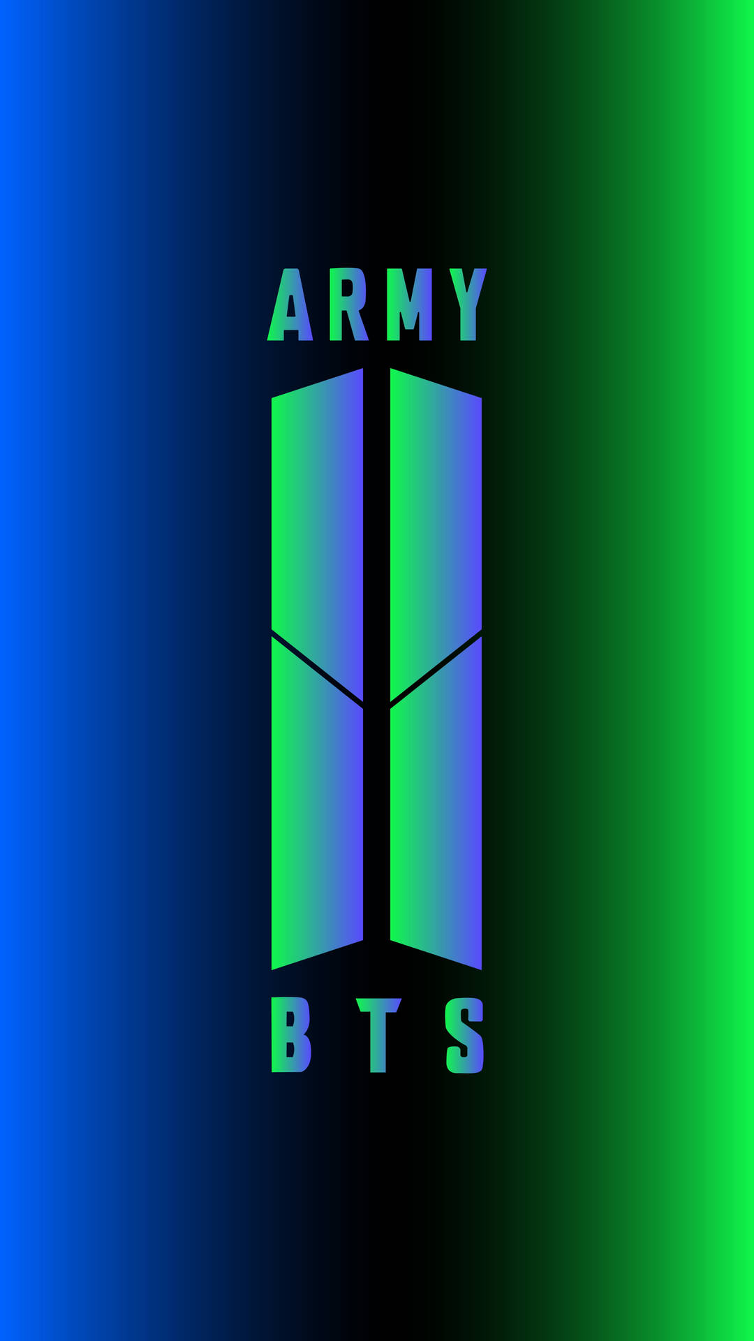 BTS Army Two Toned Poster Wallpaper