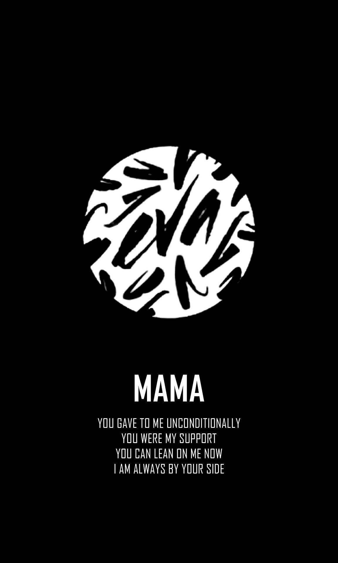 Bts Black Mama Title And Lyrics Wallpaper