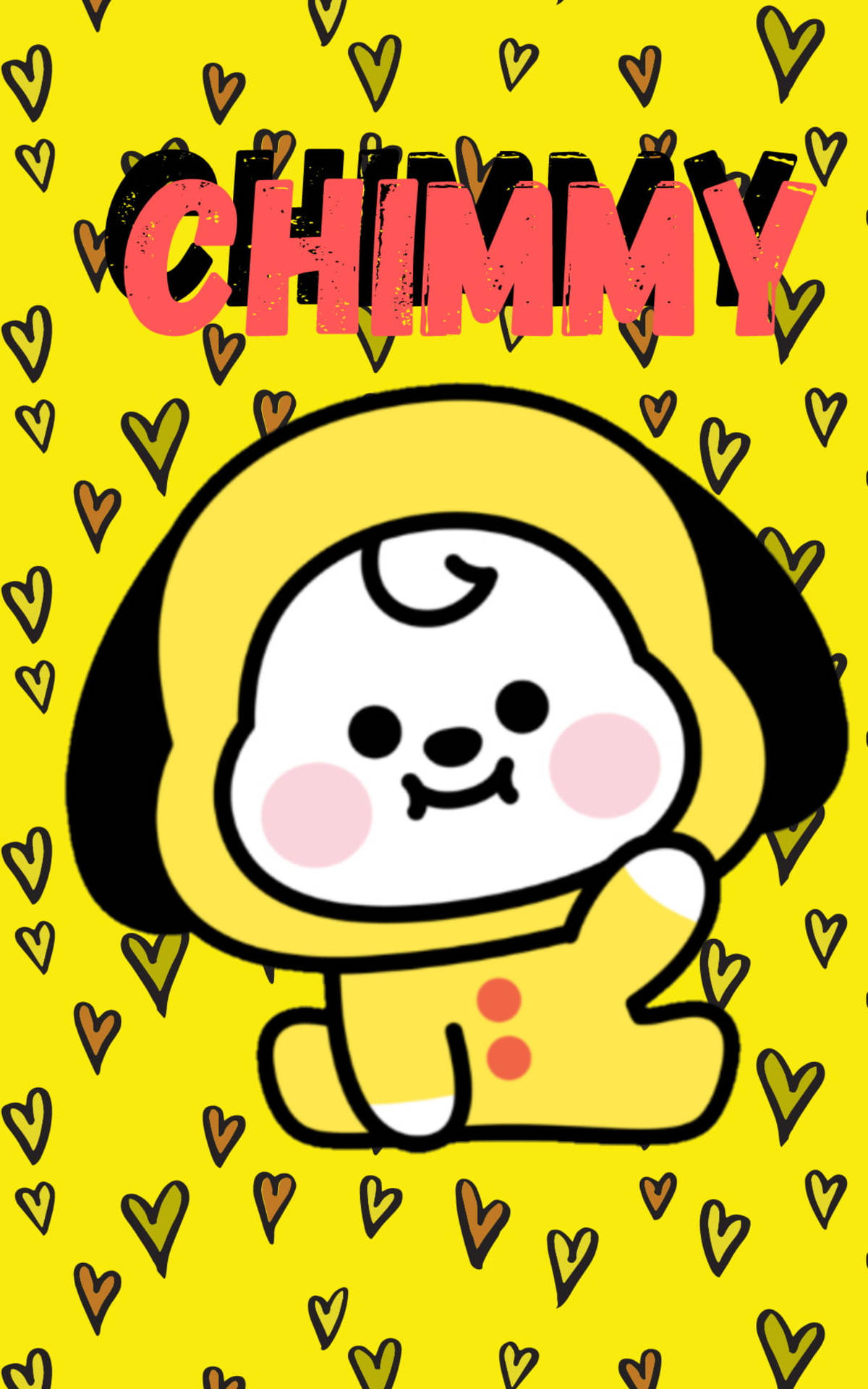 BTS BT21 Cooky Abstract Wallpapers  Cute BT21 Wallpaper for iPhone