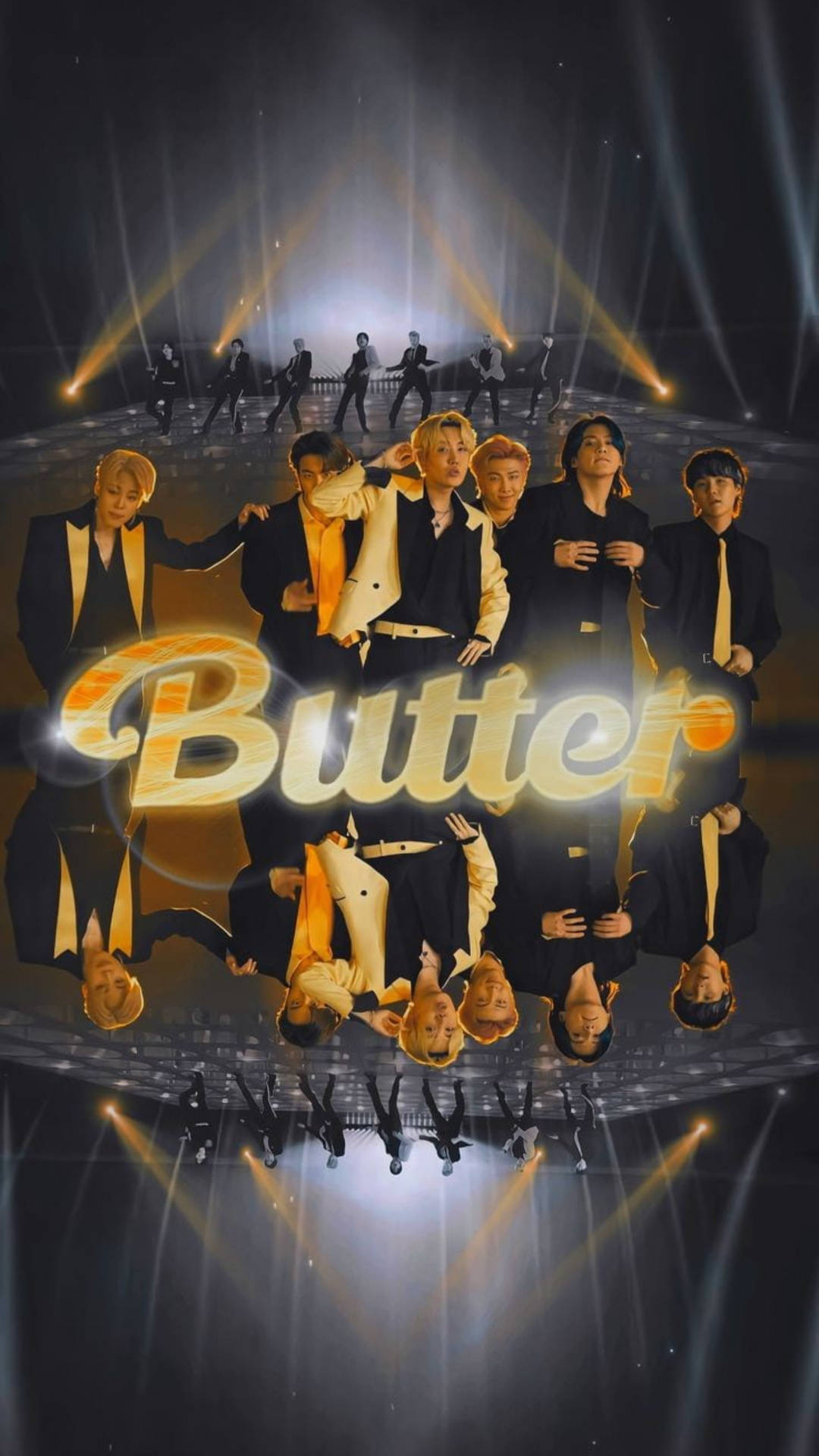 BTS Butter MV Fan Edit: Tag det andet tema, der har heldige farver. Wallpaper