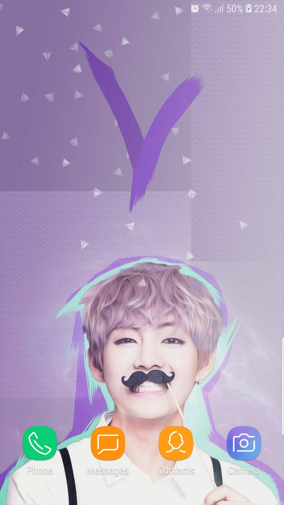 Bts Cartoon Android Phone Background