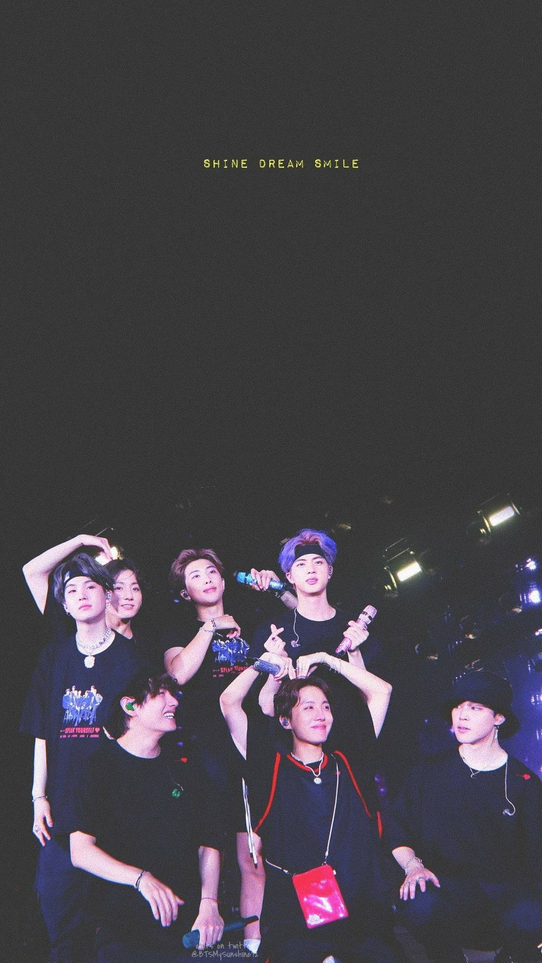 BTS Concert: Shine, Dream, Smile Wallpaper