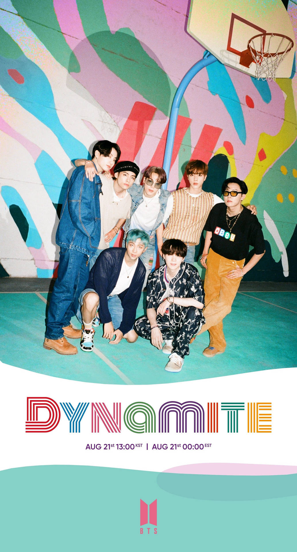 Download Bts Dynamite Official Release Date Wallpaper 