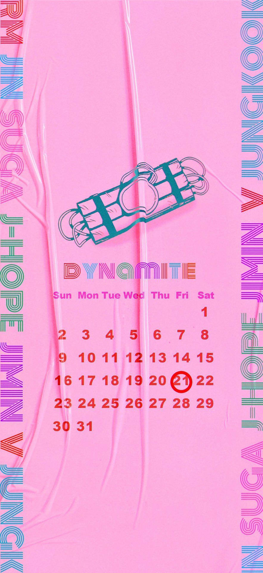 Bts Dynamite Release Date Calendar Wallpaper