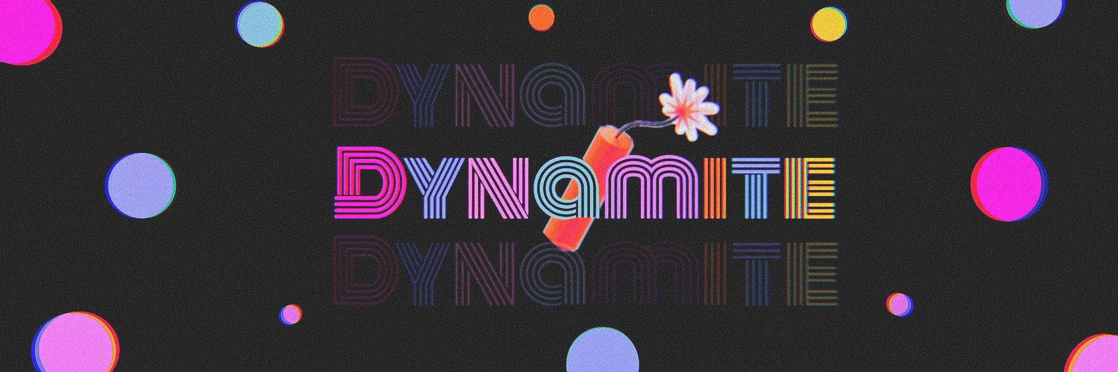 BTS Dynamite Med Blomst Bærbar baggrundsbillede Wallpaper