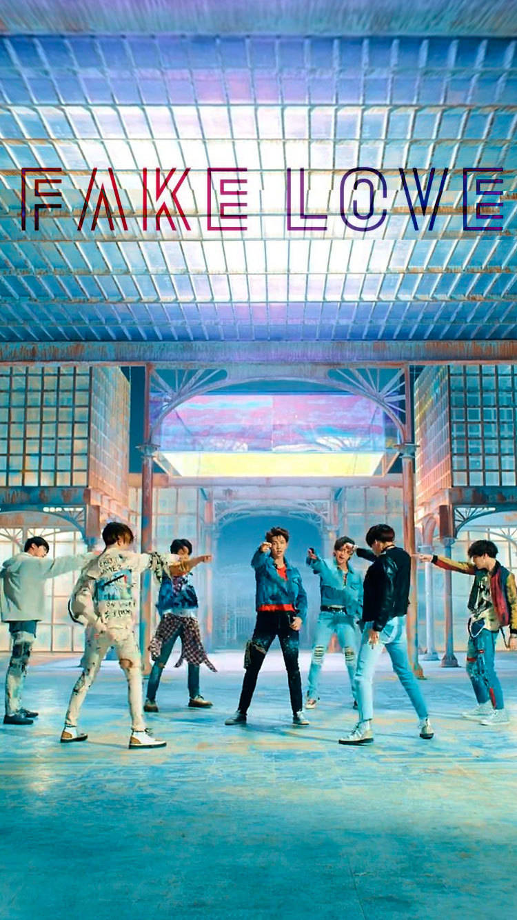 Bts Fake Love Group Background