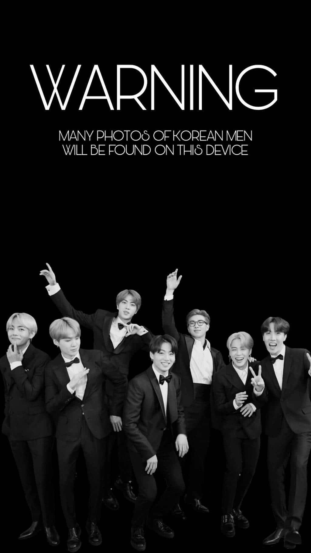 BTS members showing off their playful sides Wallpaper