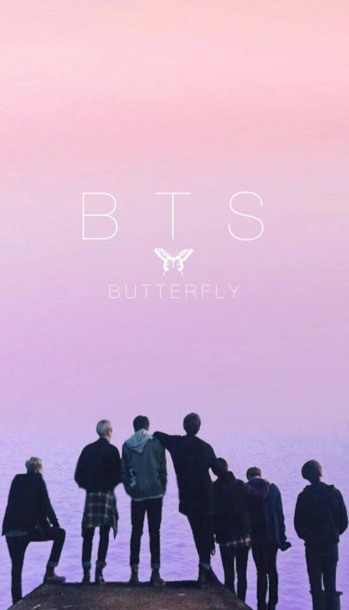 BTS Galaxy sommerfugl Wallpaper