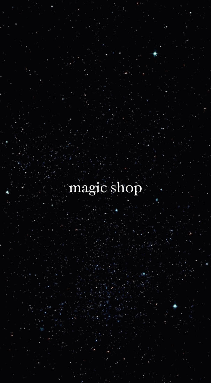 Bts Galaxy Magic Shop In Space Wallpaper