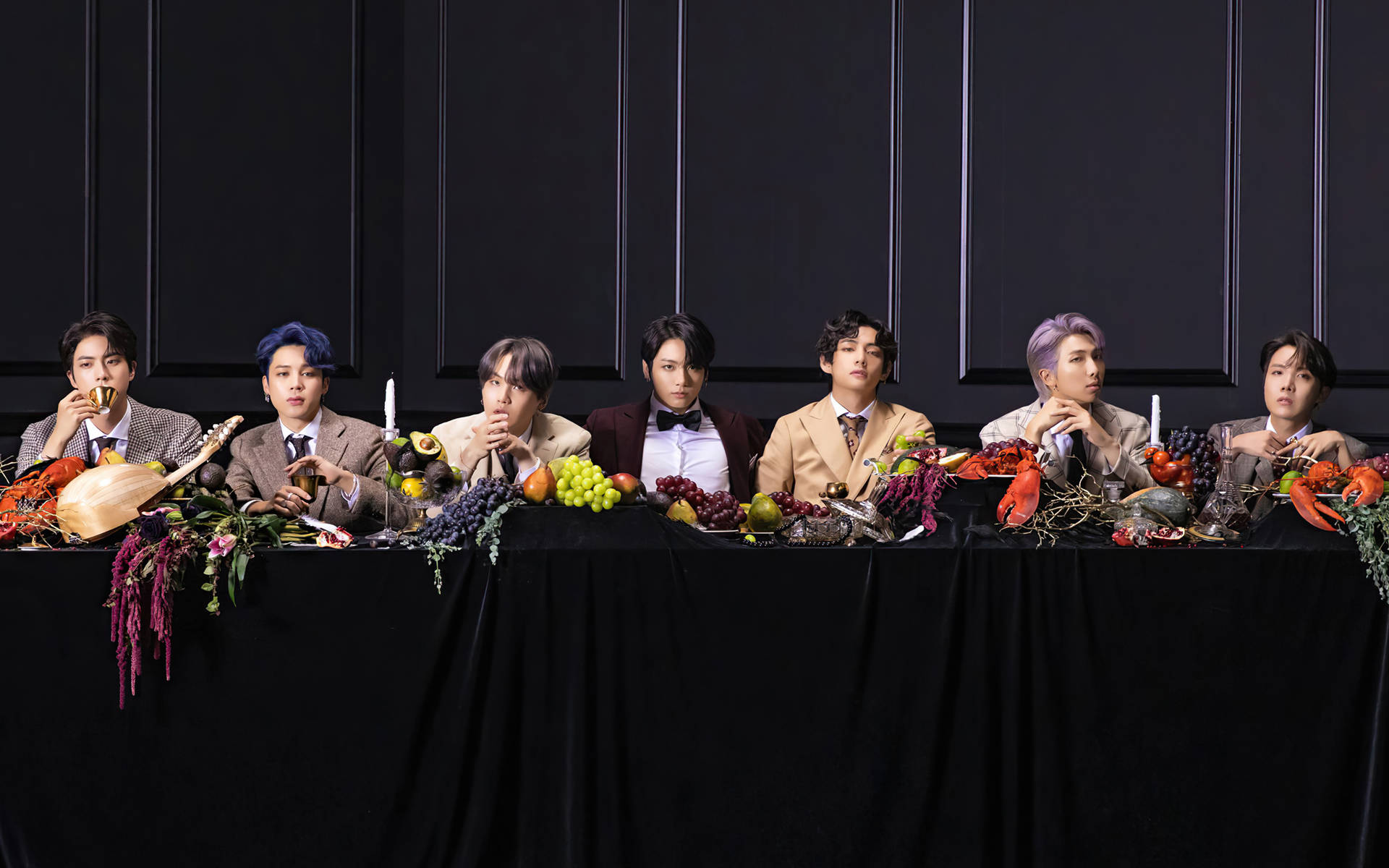 BTS Group Photo Dionysus Wallpaper