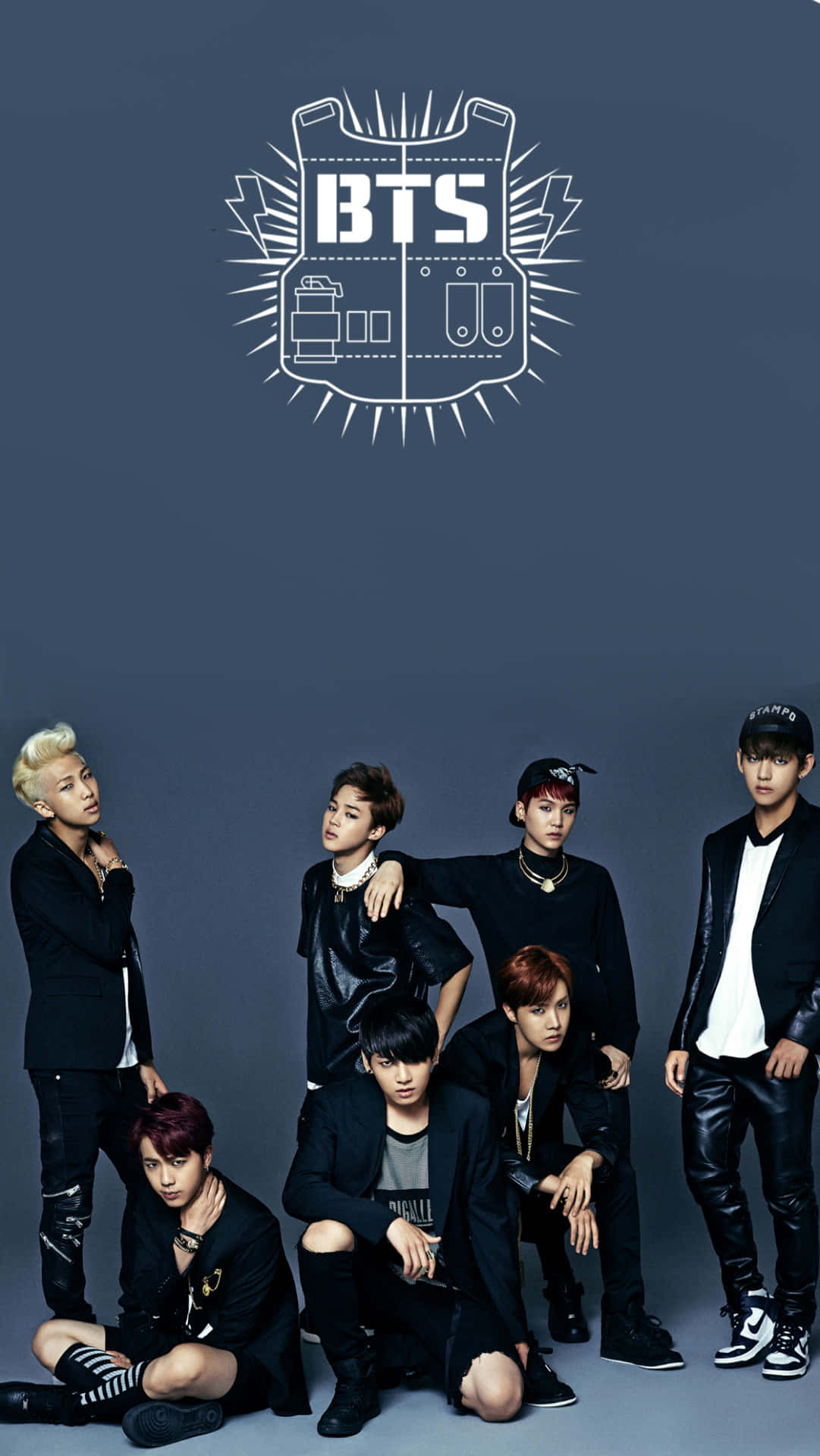 Bts In Leather Iphone Background