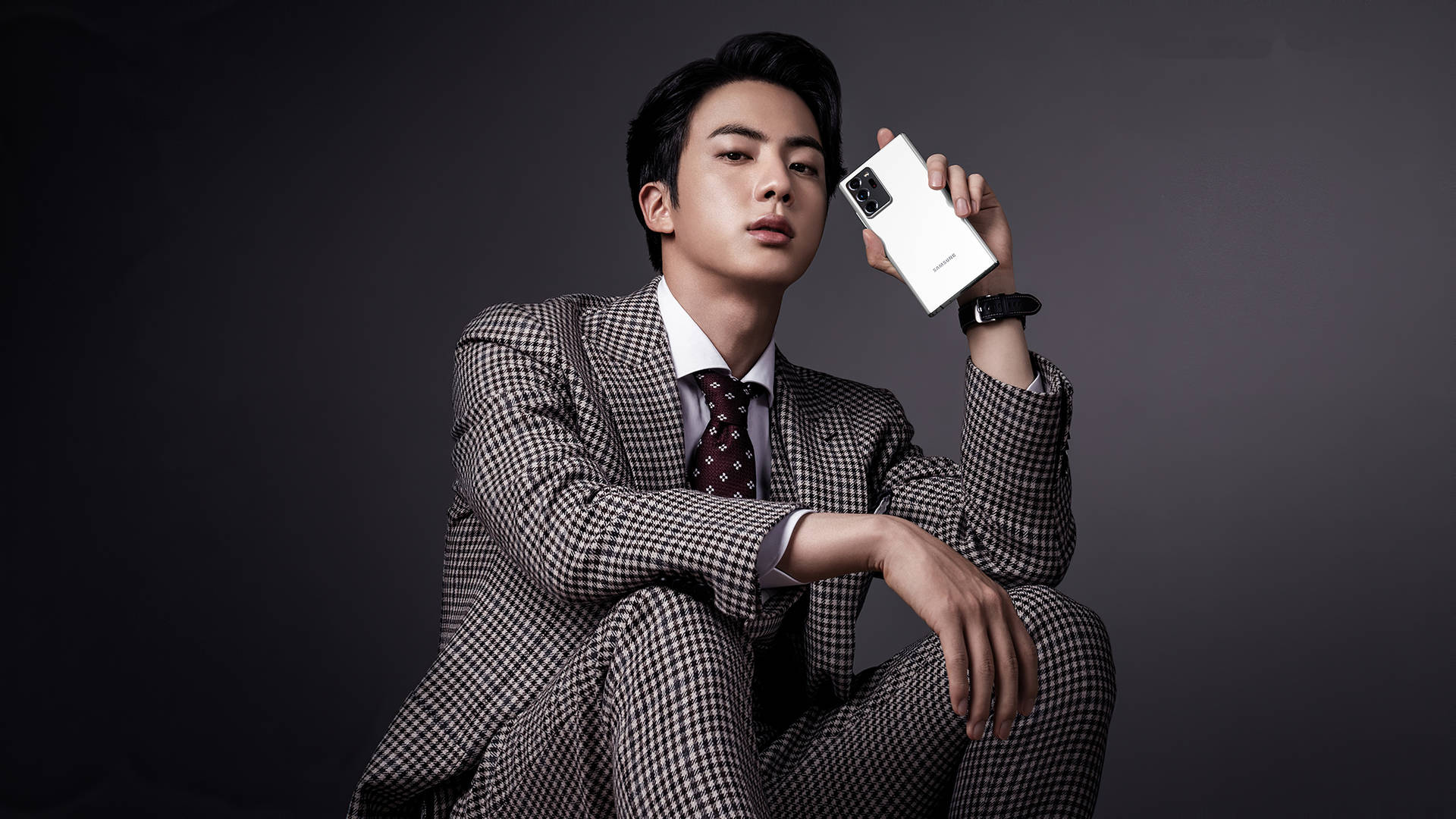 BTS Jin For Samsung Mobile Wallpaper
