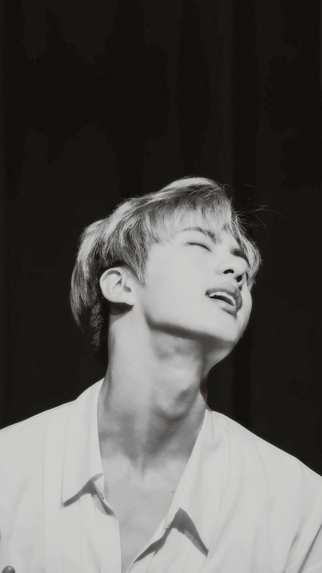 BTS Jin Sexy Black And White Wallpaper