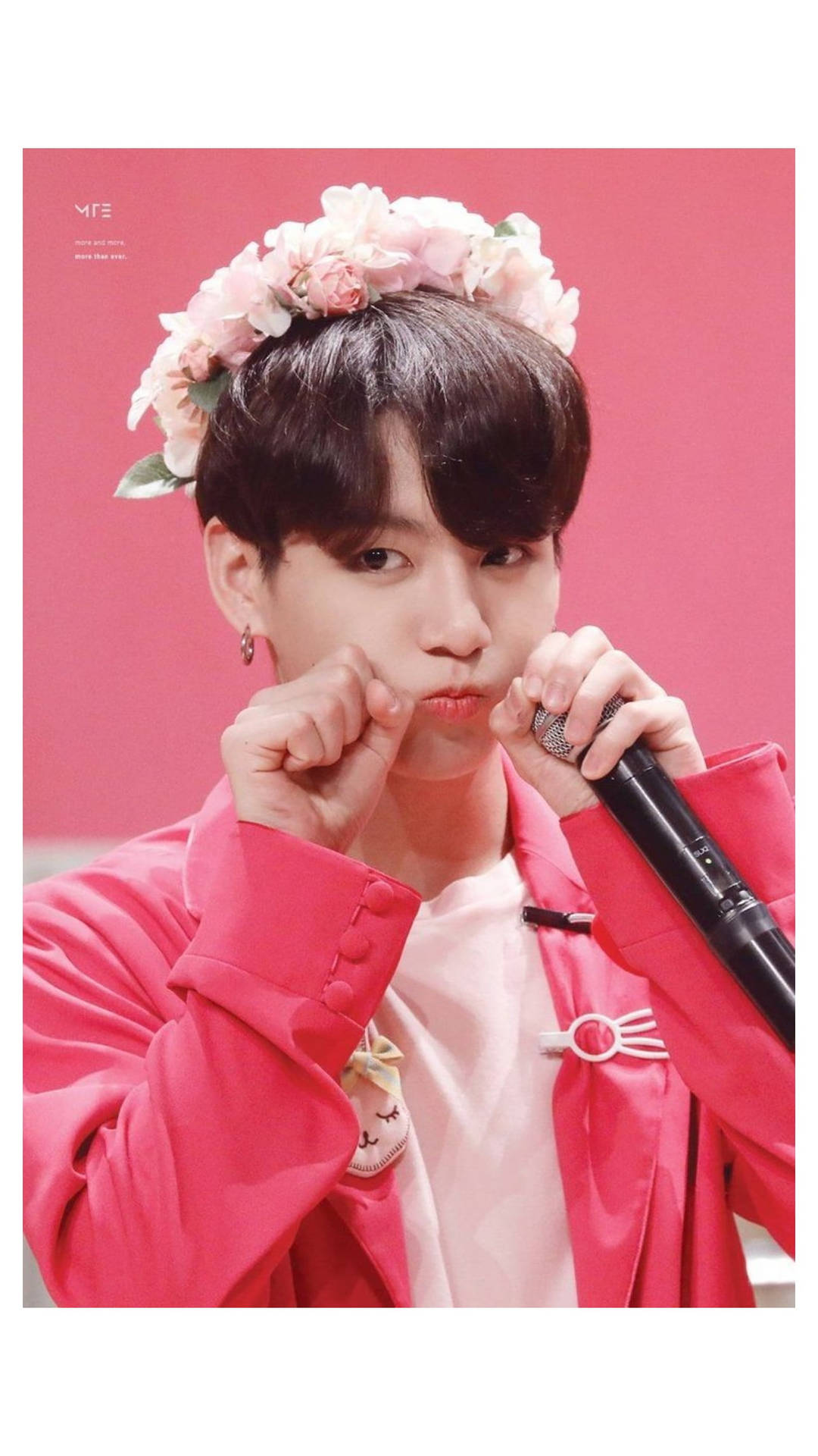 Bts Jung Kook Cute Flower
