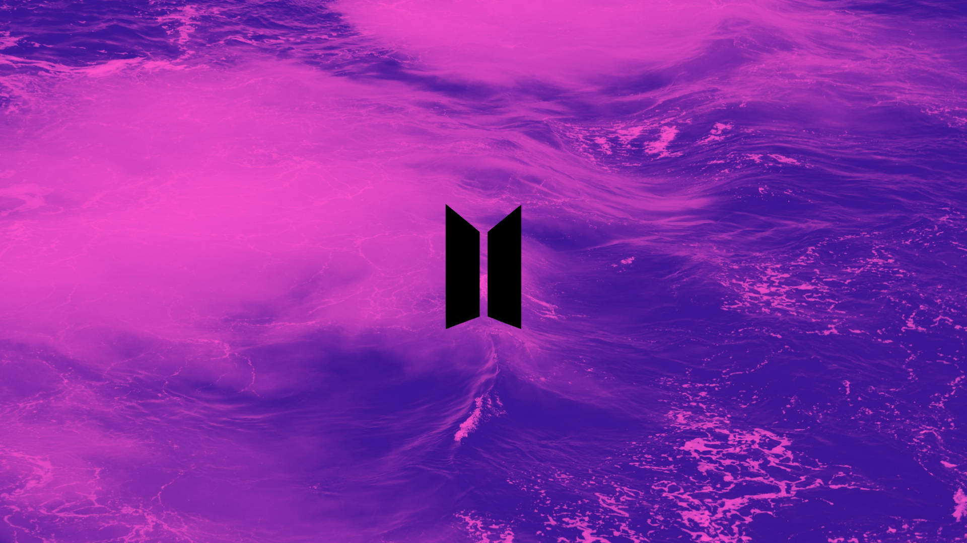 BTS Logo Purple Aesthetic Wallpaper