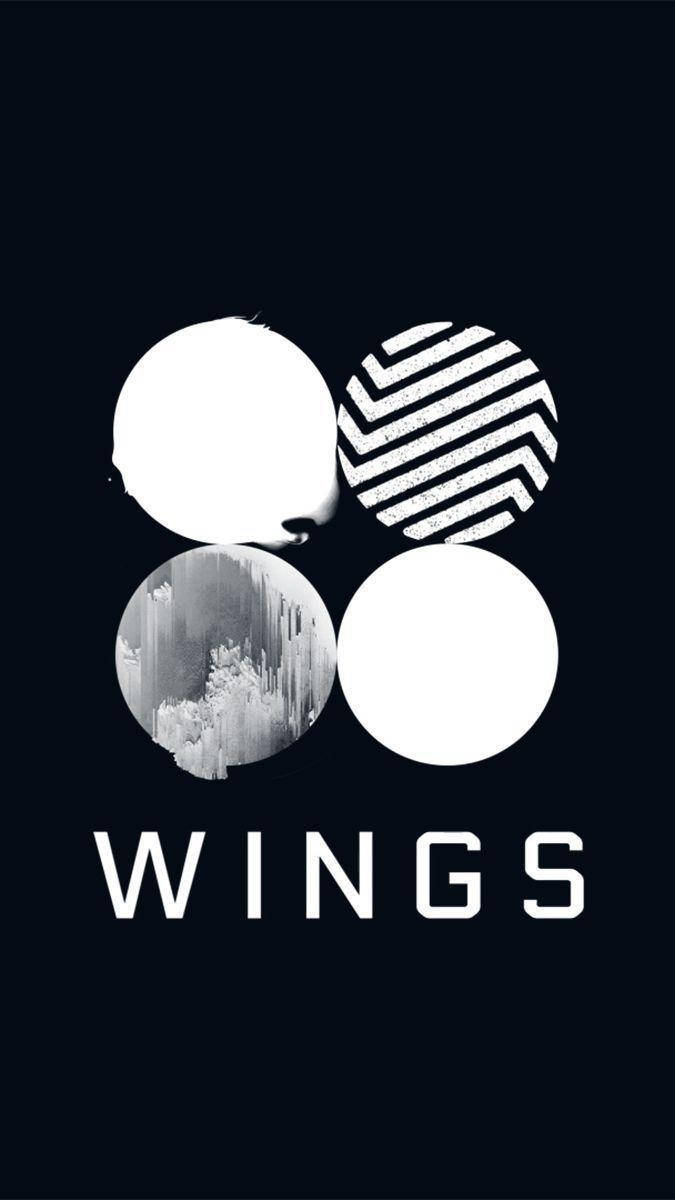 BTS Logo Wings Wallpaper