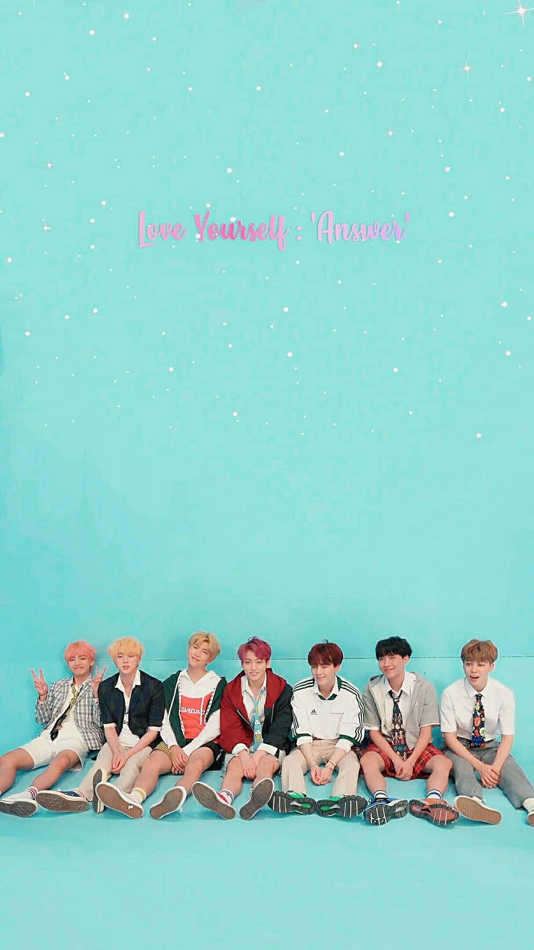 BTS Love Yourself Wallpaper - Inspiring Self-Love Through Music Wallpaper
