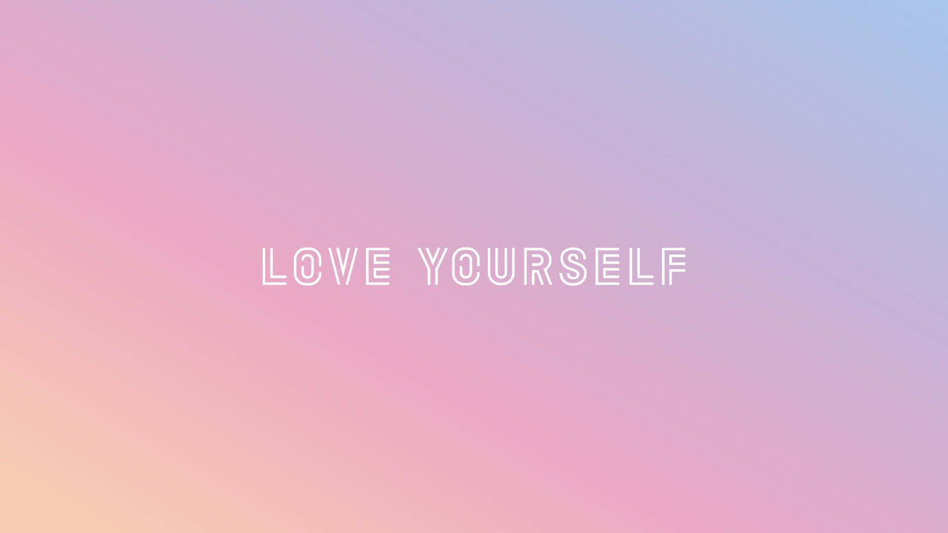 BTS Love Yourself - The Power of Self-Love and Positivity Wallpaper
