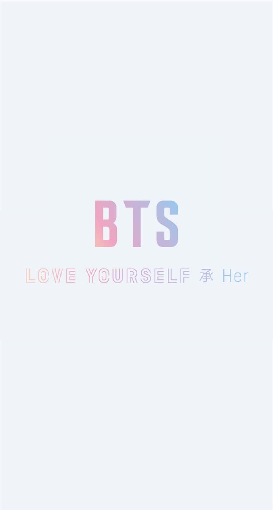 BTS Love Yourself - Positivity and Artistry on Display Wallpaper