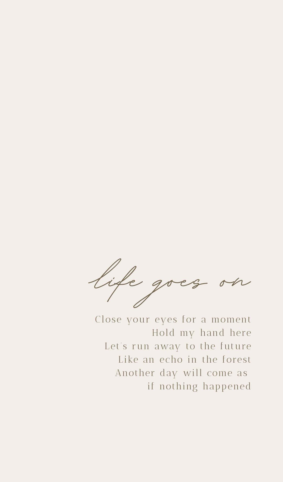 BTS Lyrics Wallpaper - Inspiring Quotes from Global Sensations Wallpaper