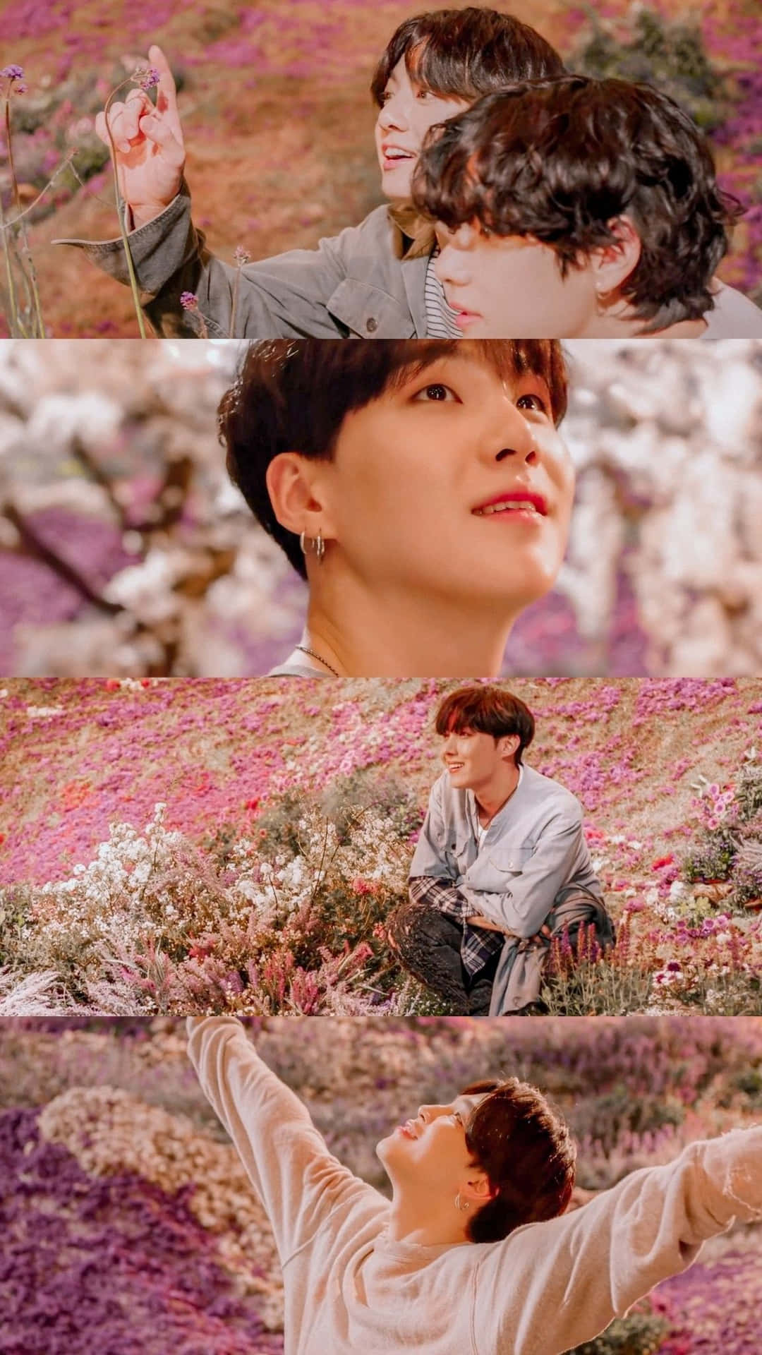 BTS in their mesmerizing music video look Wallpaper
