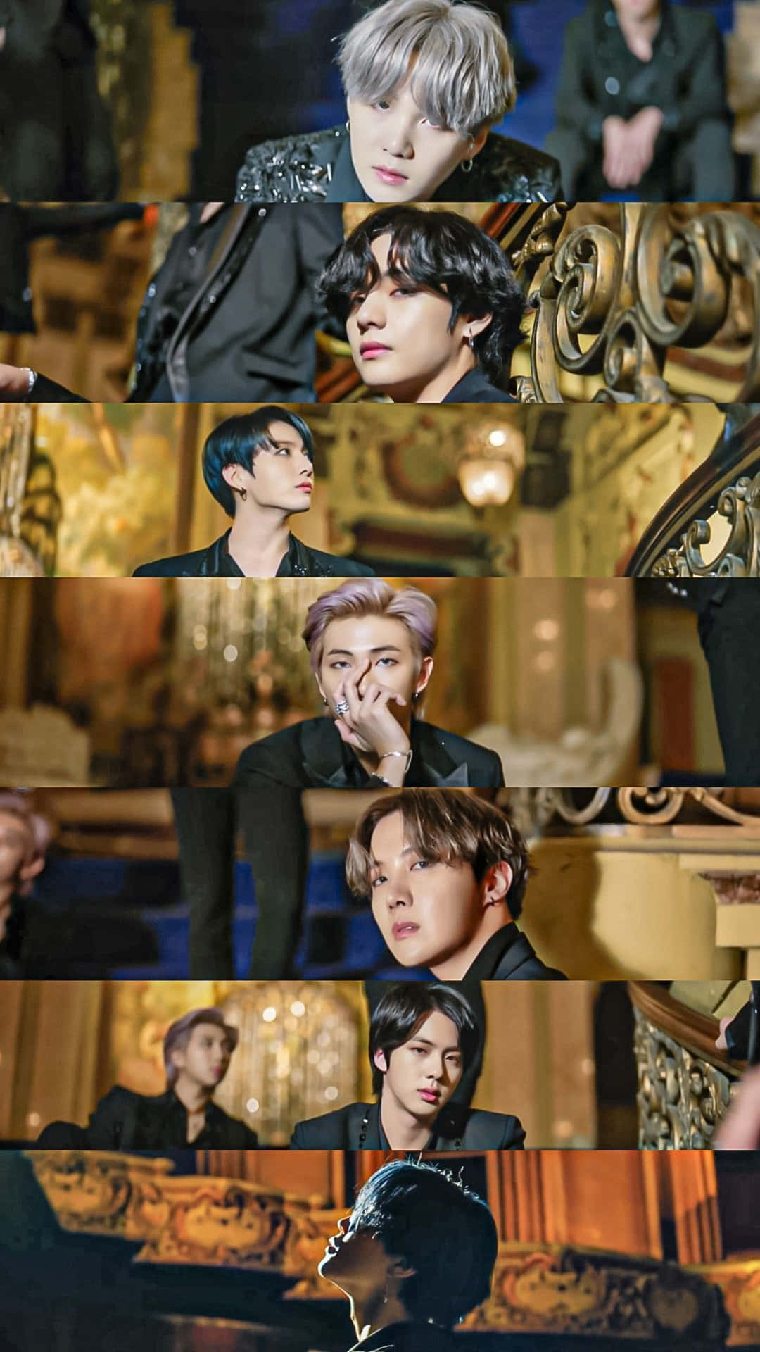 BTS in Magnificent BTS MV Performance Wallpaper