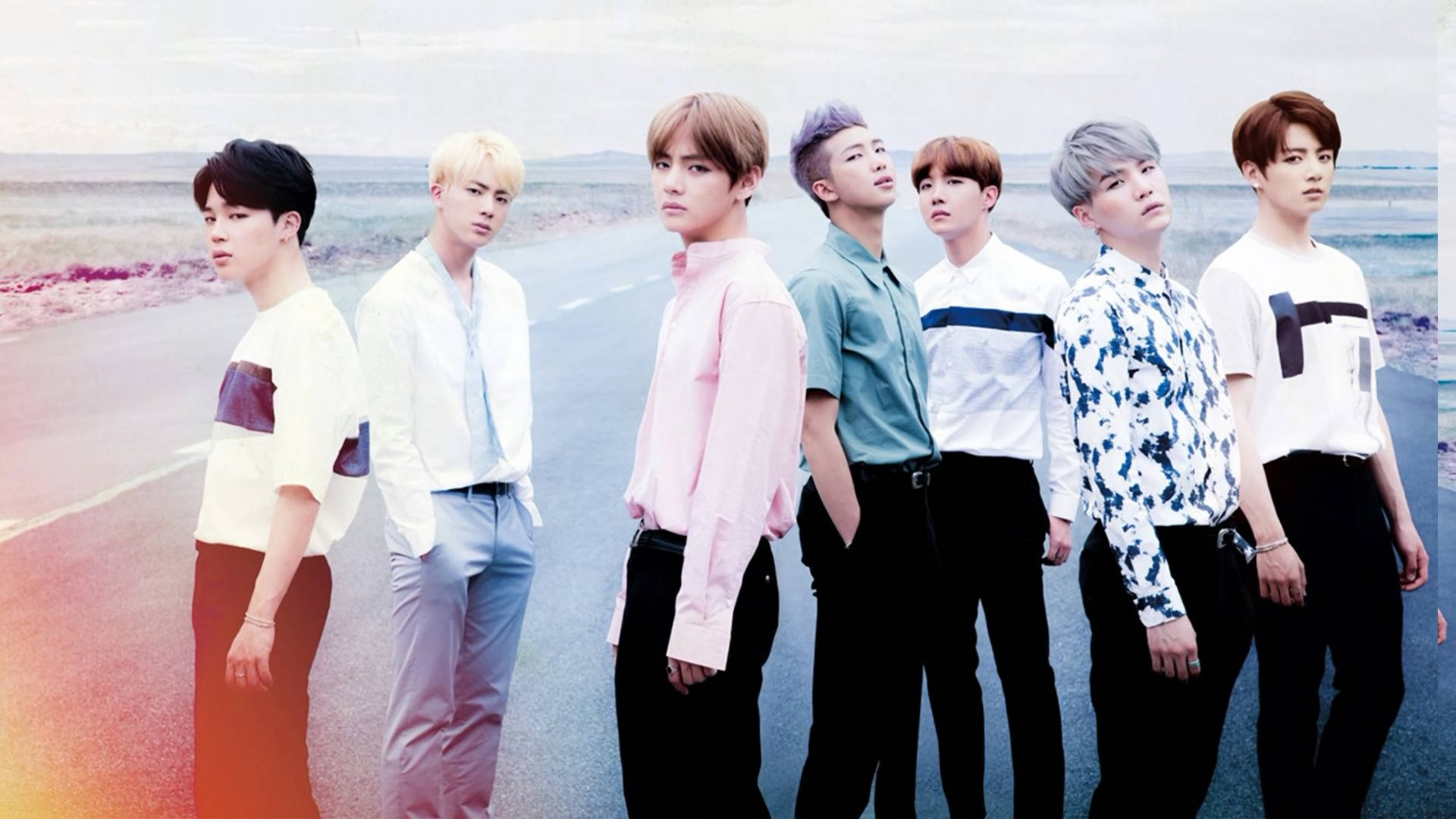 BTS On the Road Together Wallpaper