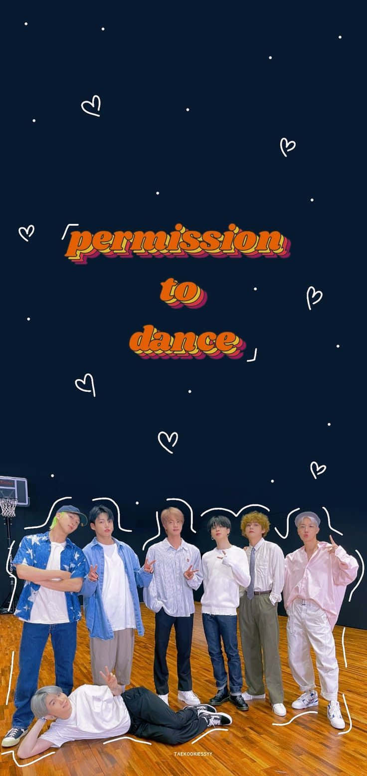 "The boys of BTS show their skill with Permission to Dance" Wallpaper