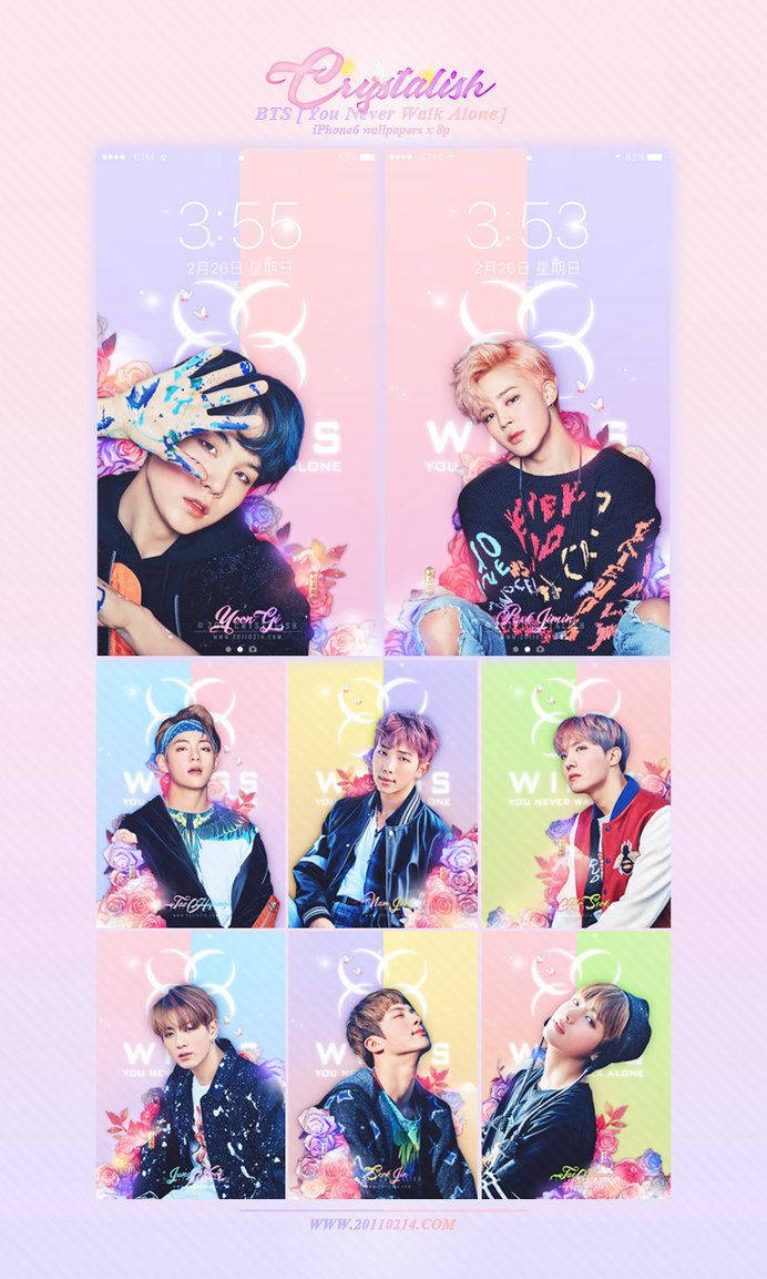 Catch the KPop band Bts in full bloom - delighting fans with a heartwarming performance Wallpaper