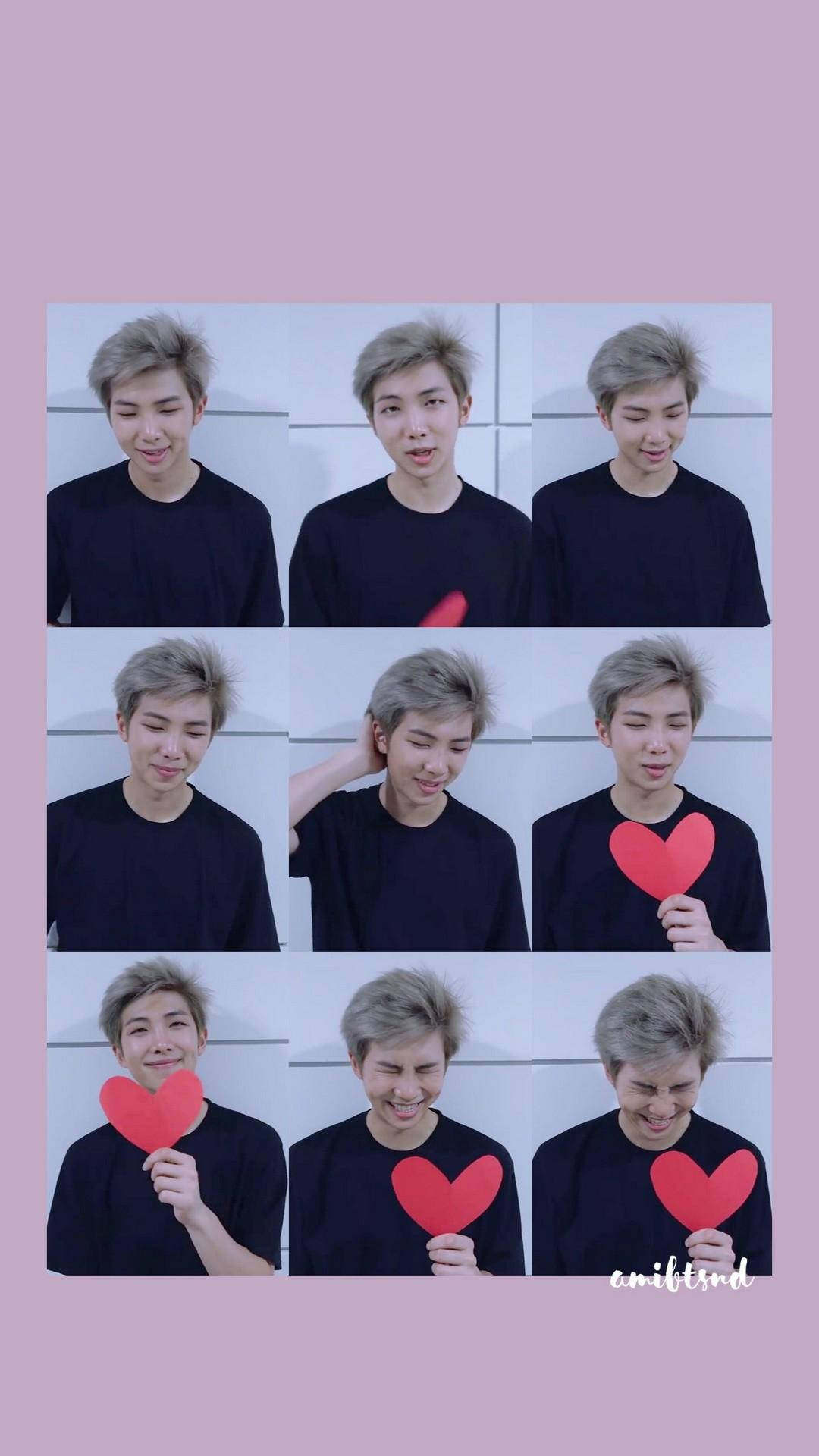 Bts Rm Aesthetic Photo Grid 2020 Background