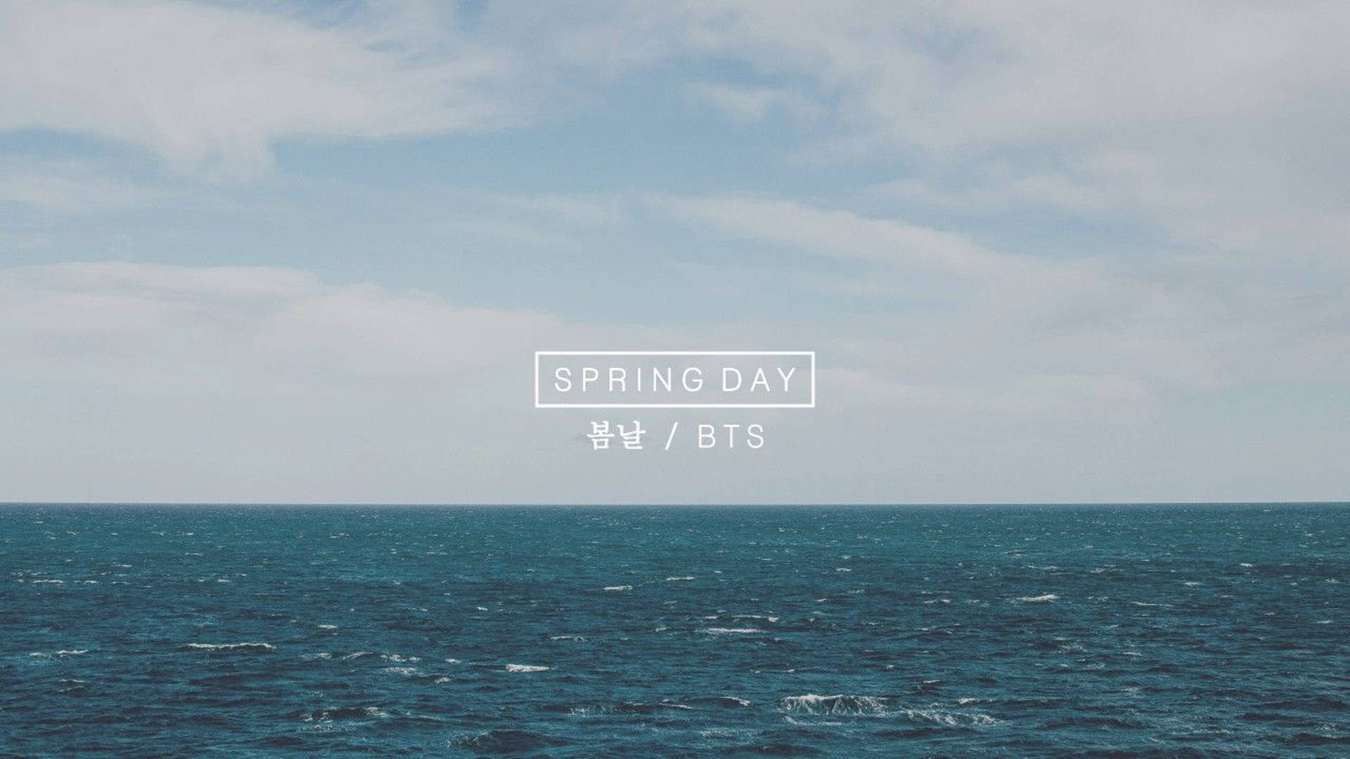 Download Bts Spring Day At Sea Laptop Wallpaper 